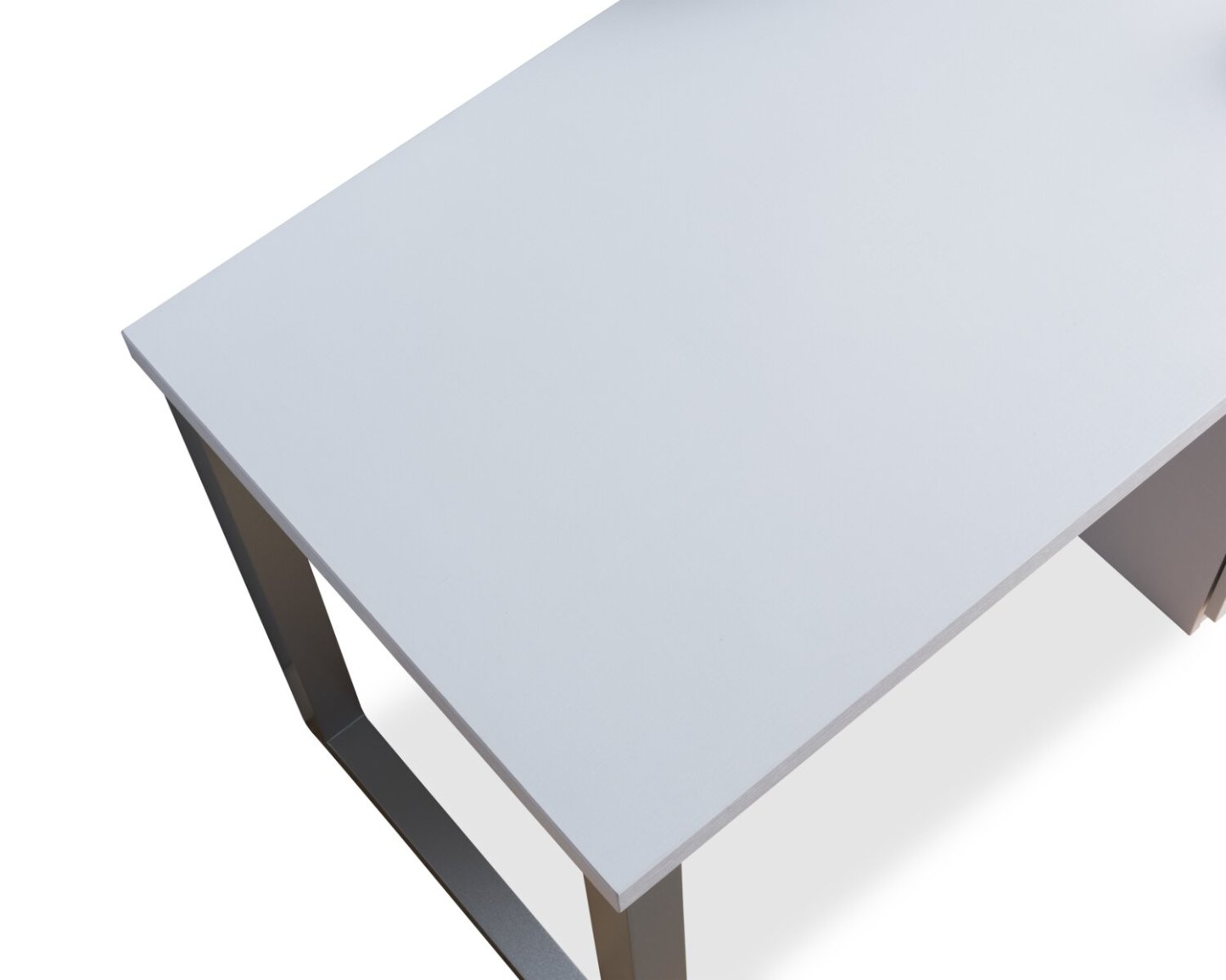 Bureau réversible Oscar 47 à 3 tiroirs - Blanc|Bureau réversible Oscar de 47 po à 3 tiroirs - blanc