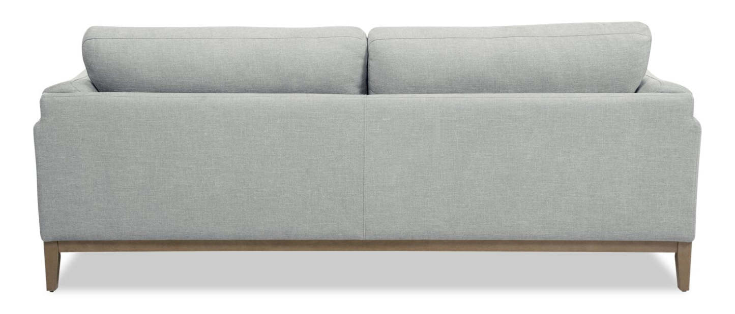 Valley 83.5 Fabric Sofa with Rubberwood Base and Legs - Grey | Canapé Valley de 83,5 po en tissu avec base et pattes en hévéa - gris