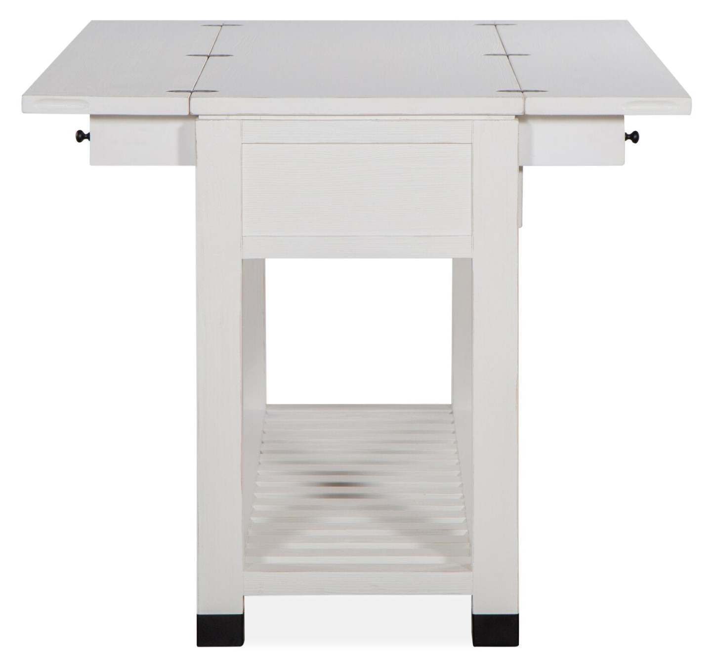 Harper 60 Modern Sofa Table with Storage and Shelf - White Pine|Table de salon moderne Harper de 60 po avec rangement et tablette - pin blanc