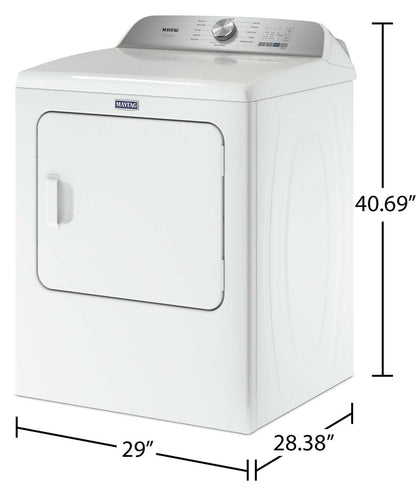Maytag 7 Cu. Fort. Sécheuse à gaz Pet Pro - Blanc - MGD6500MW | Sécheuse à gaz Maytag Pet Pro de 7 pi³ - blanche - MGD6500MW