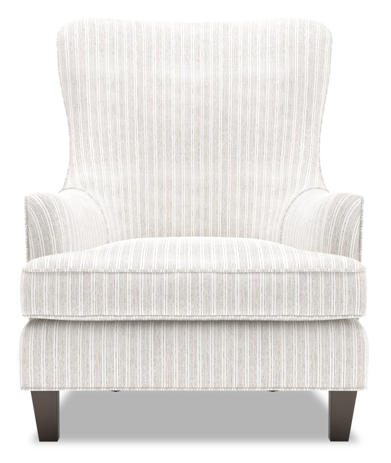 Fauteuil d'appoint à oreilles Sofa Lab personnalisable de 32 po fabriqué au Canada en tissu - blanc Dolphin White | AILE1160