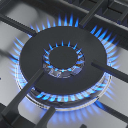 Surface de cuisson à gaz Bosch de série 800 de 30 po avec brûleur puissant à flamme double - NGM8059UC | NGM805UC