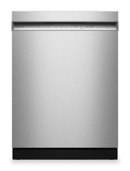 Lave-vaisselle KitchenAid de 24 po et de 44 dBA et troisième panier 360° Max JetsMC - acier inoxydable avec finition PrintShieldMC - KDFS424SPS
