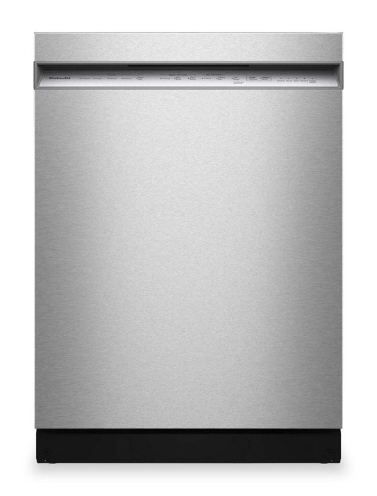 Lave-vaisselle KitchenAid de 24 po et de 44 dBA et troisième panier 360° Max JetsMC - acier inoxydable avec finition PrintShieldMC - KDFS424SPS