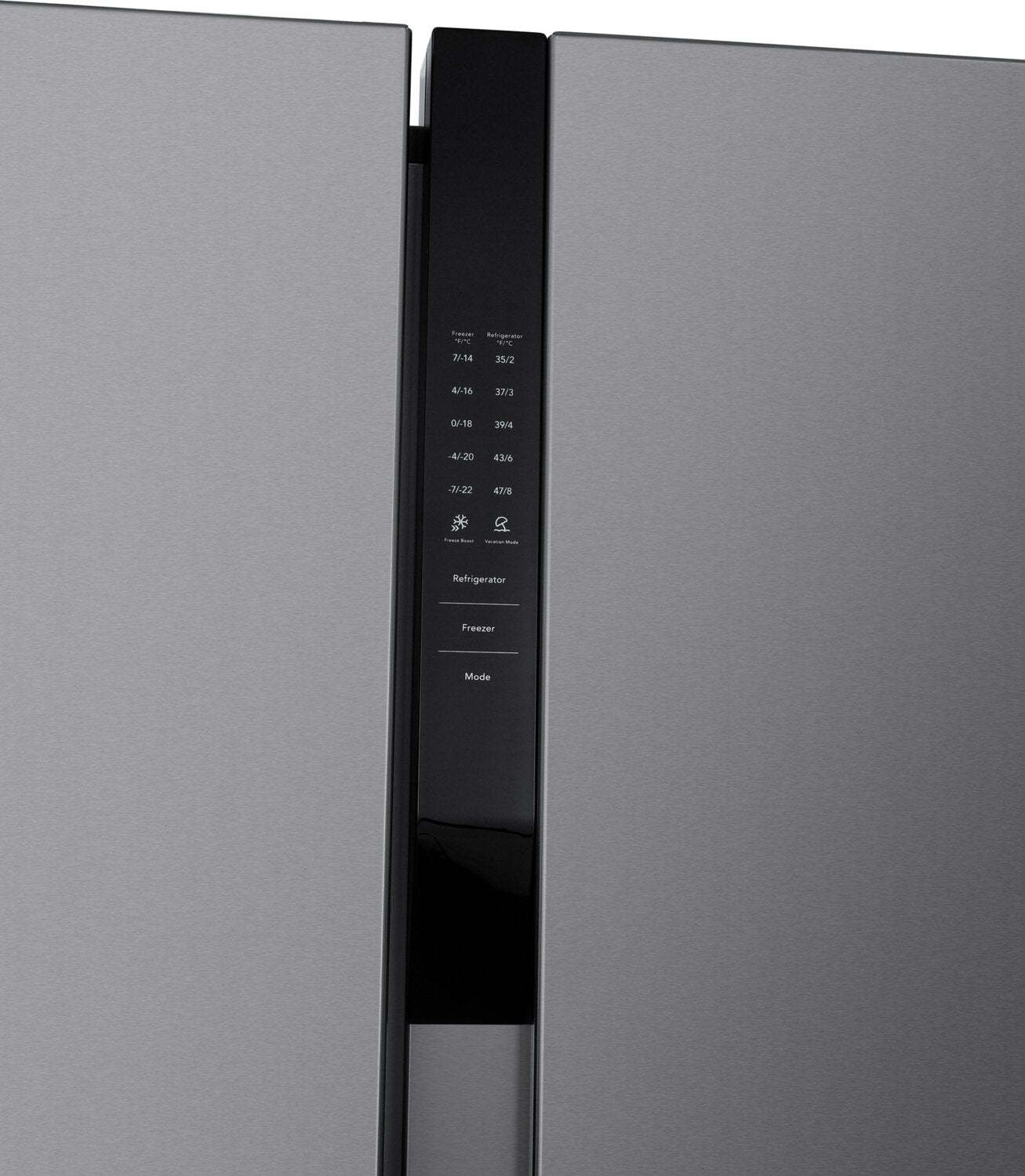 Réfrigérateur Frigidaire de 21,4 pi3 à compartiments juxtaposés - acier inoxydable résistant aux traces de doigts - FRSG2115AV | Frigidaire 21.4 Cu. Ft. Side-by-Side Refrigerator - Fingerprint-Resistant Stainless Steel - FRSG2115AV