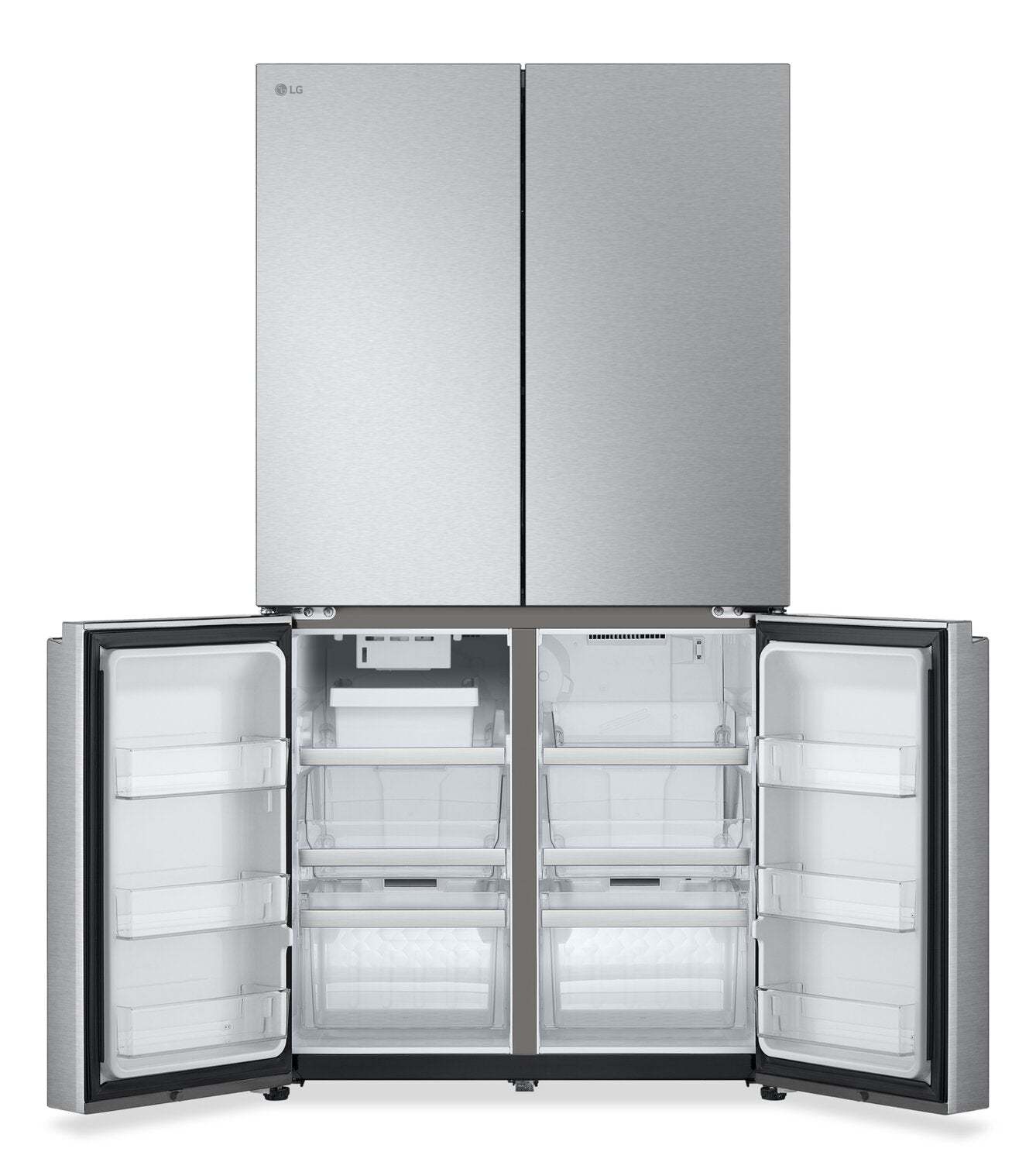 Réfrigérateur LG de 36" et de 23,6 pi3 à profondeur de comptoir à 4 portes françaises avec machine à glaçons - LF24C8200S | LG 36" 23.6 Cu. Réfrigérateur à profondeur de comptoir à 4 portes de pied français avec machine à glaçons - LF24C8200S
