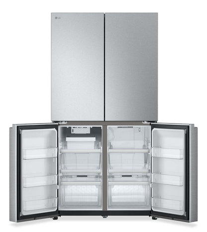 Réfrigérateur LG de 36" et de 23,6 pi3 à profondeur de comptoir à 4 portes françaises avec machine à glaçons - LF24C8200S | LG 36" 23.6 Cu. Réfrigérateur à profondeur de comptoir à 4 portes de pied français avec machine à glaçons - LF24C8200S