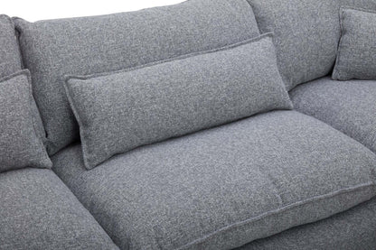 Sofa sectionnel Monaco 4 pièces - Gris | Canapé sectionnel Monaco 4 pièces - gris | MONAGSEC