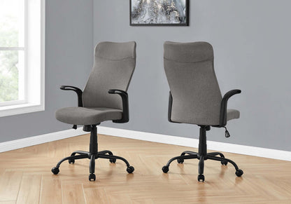 Chaise de bureau Roman 23 ergonomique - Gris|Chaise de bureau Roman de 23 po à conception ergonomique - grise