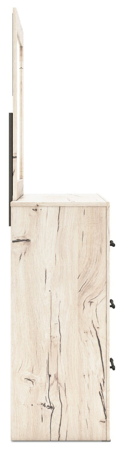 Commode à 6 tiroirs pour chambre à coucher Derekson, 58,7 L x 36,5 H - Blanc rustique | Commode de chambre à coucher Derekson de 58,7 po (L) x 36,5 po (H) à 6 tiroirs - blanc rustique