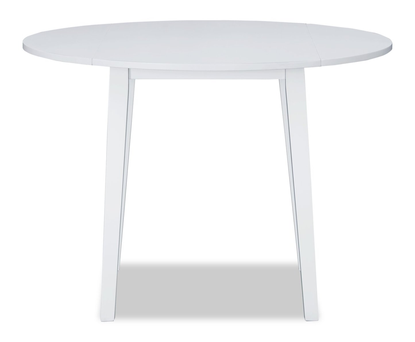 Bryn Drop-Leaf Dining Table, 42 Round - White | Table de salle à manger ronde Bryn de 42 po avec abattant - blanche