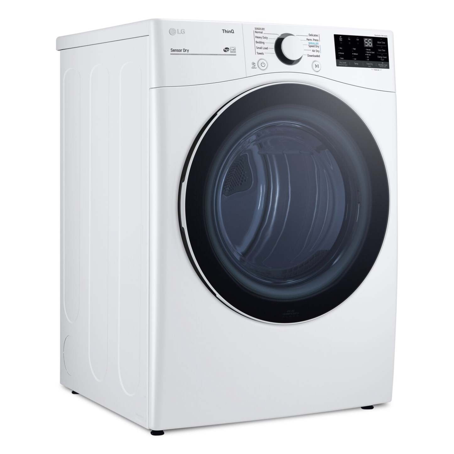 LG 7.4 Cu. Ft. Smart Electric Dryer - White - Stackable - DLE3600W | Sécheuse électrique intelligente LG de 7,4 pi³ - blanche - empilable - DLE3600W