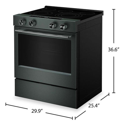 Cuisinière électrique KitchenAid de 30 po et de 5,3 pi³ – genièvre - YKSES530SJP | KitchenAid 30 5.3 Cu. Ft. Electric Range – Juniper - YKSES530SJP