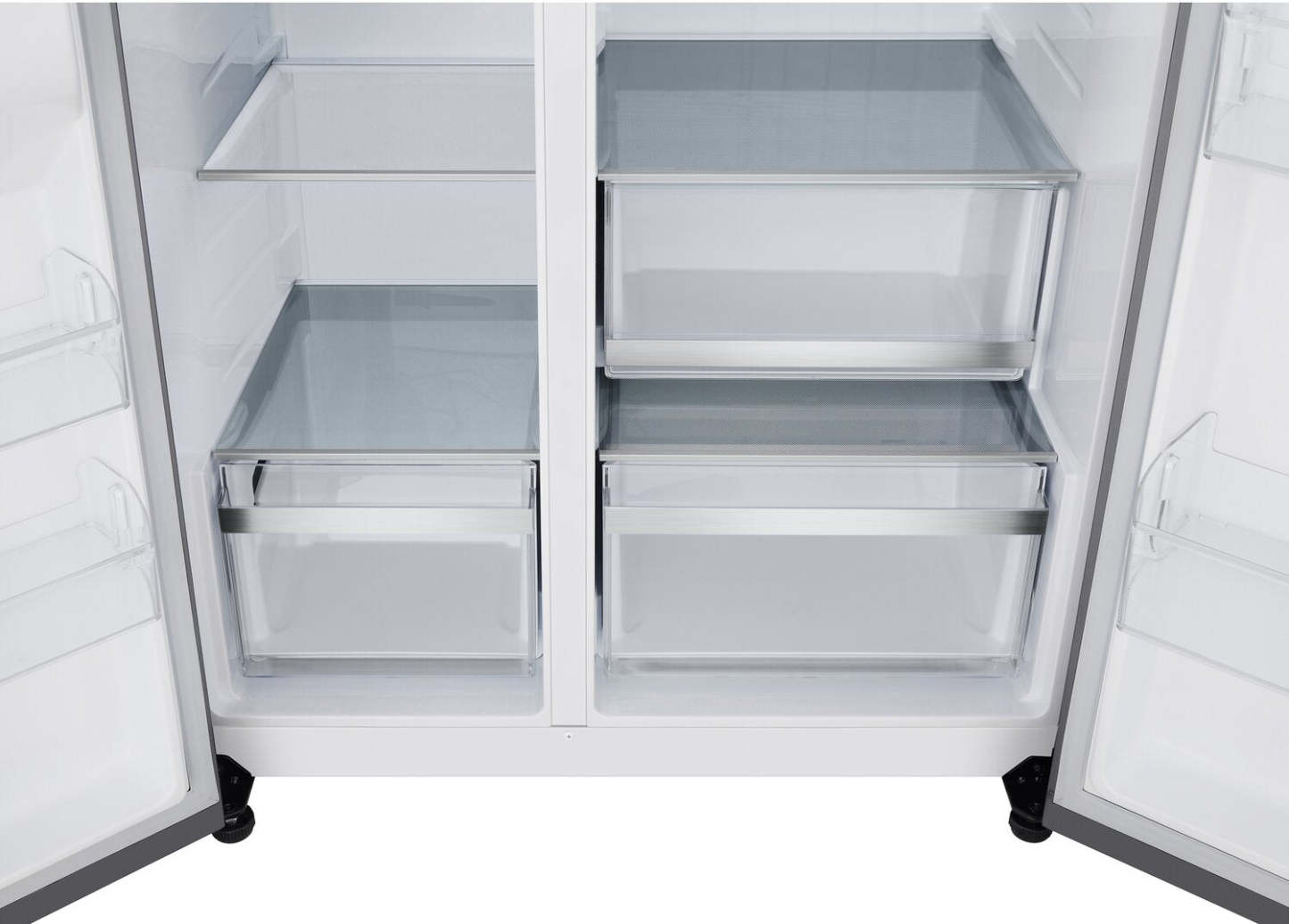 LG 36 27 Cu. Ft Side by Side Refrigerator - Fingerprint Resistant Stainless Steel - LL27T3530S  | Réfrigérateur LG de 27 pi3 et de 36 po à compartiments juxtaposés - acier inoxydable résistant aux traces de doigts - LL27T3530S