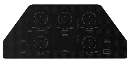 Cafe 36 5-Element Electric Cooktop - Black - CEP90361TBB | Surface de cuisson électrique Café de 36 po à 5 éléments - noire - CEP90361TBB