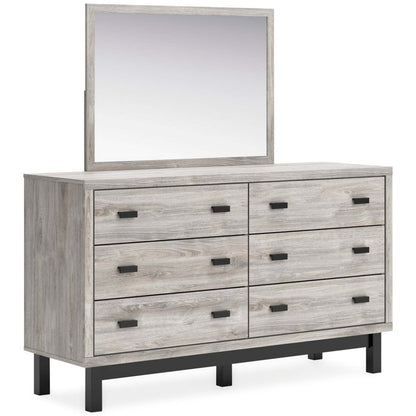 Miroir de commode de chambre Zen, amovible, à suspendre au mur - Gris | Miroir de commode de chambre à coucher Zen, à fixer au meuble ou à suspendre au mur - gris