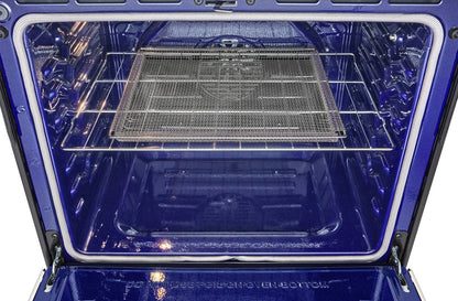 Cuisinière intelligente à gaz LG Studio de 6,3 pi³ avec hublot InstaViewMD et friture à air - acier inoxydable résistant aux traces - LSGS…