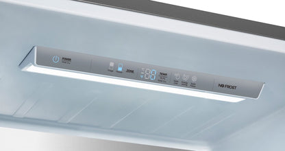 Réfrigérateur Hisense de 27,7 pi³ et de 14,7 po à congélateur inférieur - titane - RB15A2CSE | Hisense 27,7 14,7 Cu. Fort. Réfrigérateur à congélateur inférieur - Titane - RB15A2CSE