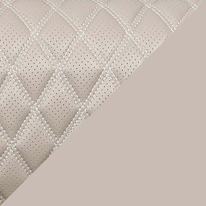 Fauteuil de massage à inclinaison électrique Elite de 38 po en cuir véritable avec son immersif et appuie-tête électrique - mastic