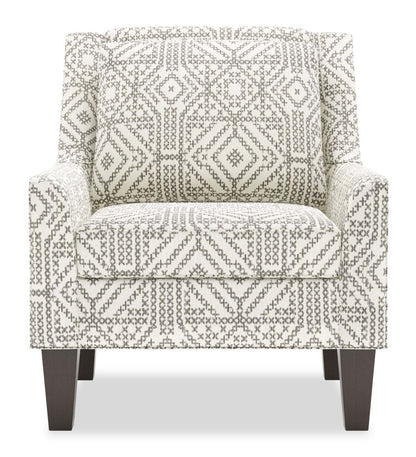 Fauteuil d’appoint club Sofa Lab personnalisable en tissu 29 po avec pattes en bois - Greystone multicolore | Made in Canada Sofa Lab Customizable Club 29 Fabric Accent Chair with Wood Legs - Greystone Multicolour | CLUB1155