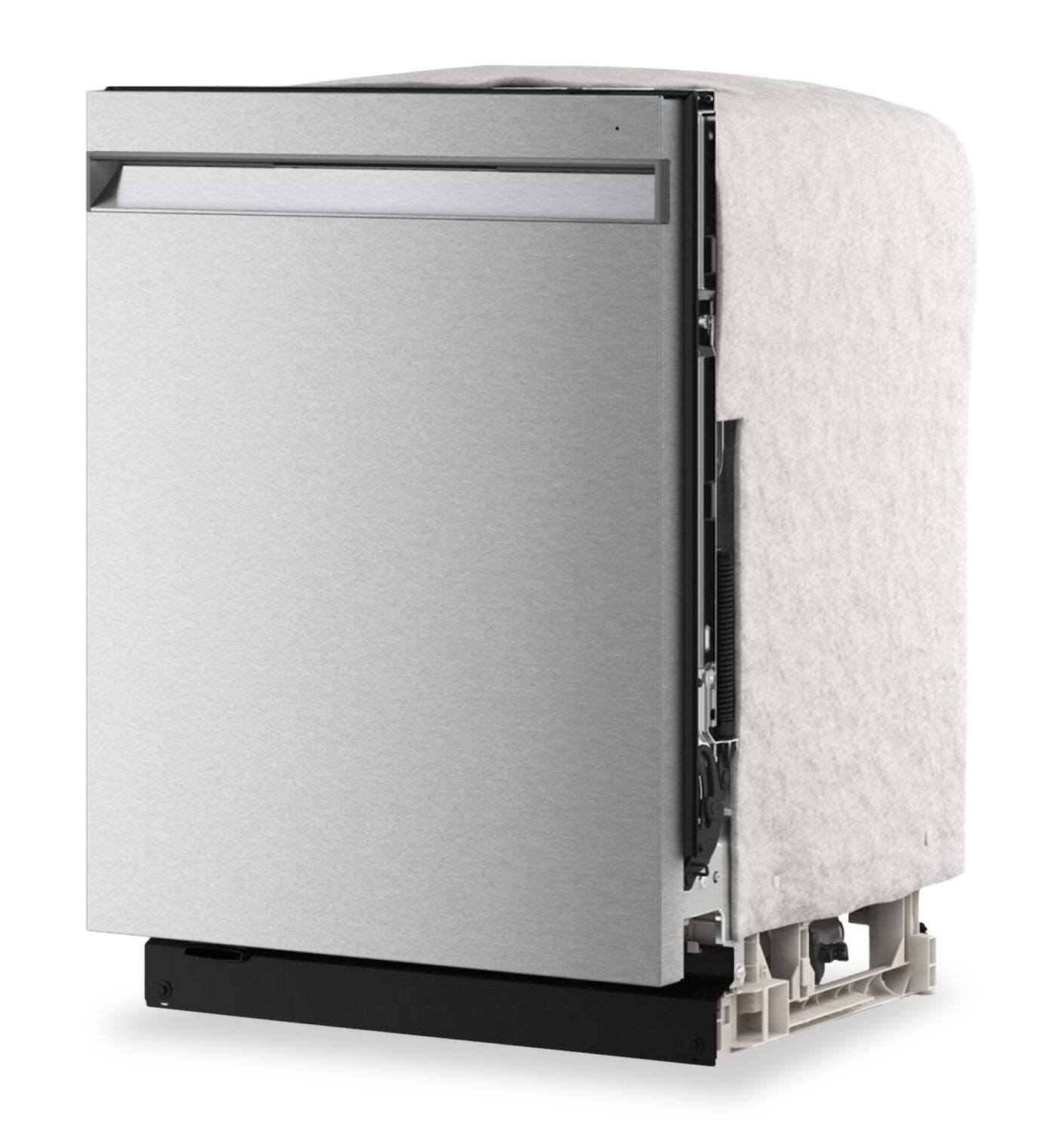 Lave-vaisselle KitchenAid de 24 po et de 44 dBA et troisième panier 360° Max JetsMC - acier inoxydable avec fini PrintShieldMC - KDPS724SPS