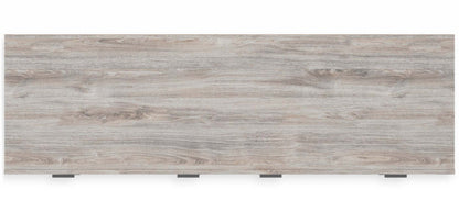 Commode Zen de 62 po (L) x 35,6 po (H) à 6 tiroirs pour la chambre à coucher - grise