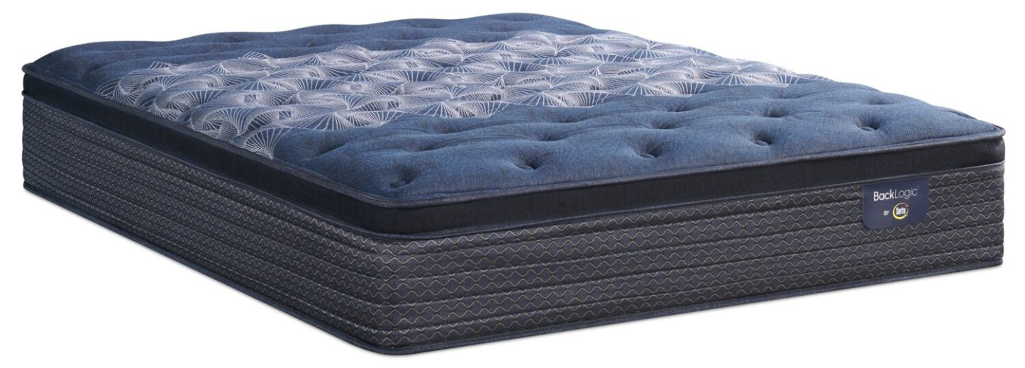 Serta Back Logic 3.0 Eurotop Plush Queen Mattress | Matelas moelleux à Euro-plateau Back Logic 3.0 de Serta pour grand lit