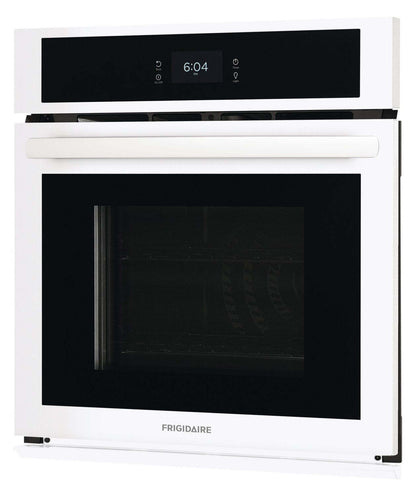 Frigidaire 27 3,8 pi³ Four mural simple électrique avec convection à ventilateur - blanc - FCWS2727AW | Four mural simple électrique Frigidaire de 3,8 pi³ et de 27 po avec convection à ventilateur - blanc…