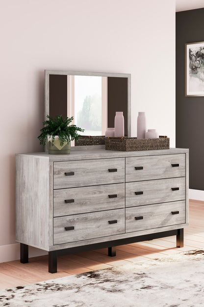 Miroir de commode de chambre Zen, amovible, à suspendre au mur - Gris | Miroir de commode de chambre à coucher Zen, à fixer au meuble ou à suspendre au mur - gris