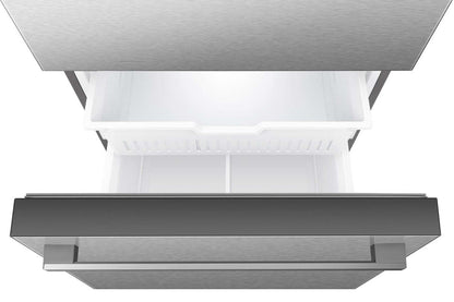 Réfrigérateur Hisense de 31,3 pi³ et de 22,3 po à congélateur inférieur - acier inoxydable - RB22A2FSE | Hisense 31,3 22,3 Cu. Fort. Réfrigérateur à congélateur inférieur - Acier inoxydable - RB22A2F…