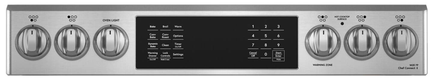 Cuisinière électrique Café de 30 po et de 5,7 pi3 avec cuisson dynamique - acier inoxydable - CRS70XAWCS1 | Cuisinière électrique Café de 5,7 pi3 et de 30 po avec cuisson dynamique - acier inoxydable - CRS70XAWCS1 | CRS70XA1
