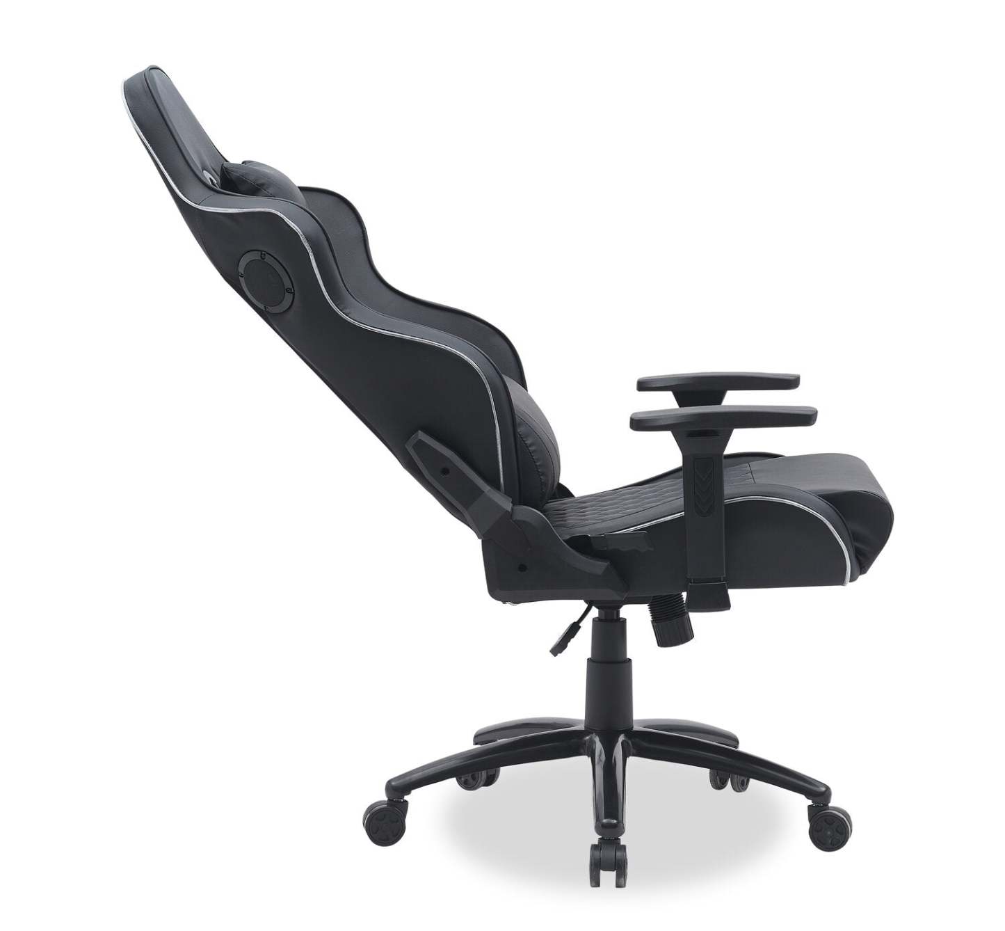 Fauteuil de jeu ergonomique Falcon 30" avec haut-parleurs Bluetooth intégrés et éclairage LED - Noir | Fauteuil de jeu ergonomique Falcon de 30 po avec haut-parleurs Bluetooth intégrés et éclairage à DEL - noir