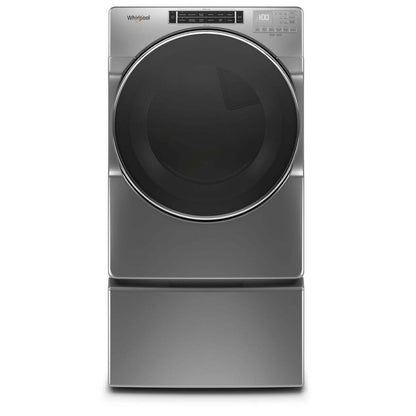 Whirlpool 7,4 pi³ Sécheuse à gaz à la vapeur - ombre chrome - superposable - WGD8620HC