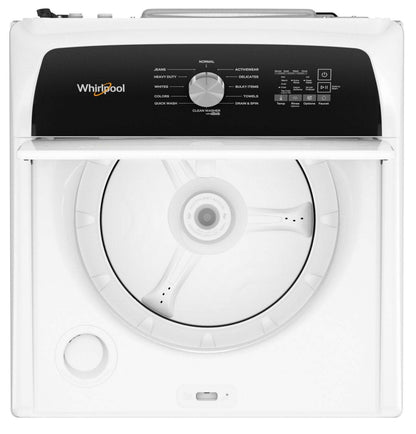 Laveuse Whirlpool à chargement par le haut de 5,2 pi³ - blanche - WTW5015LW