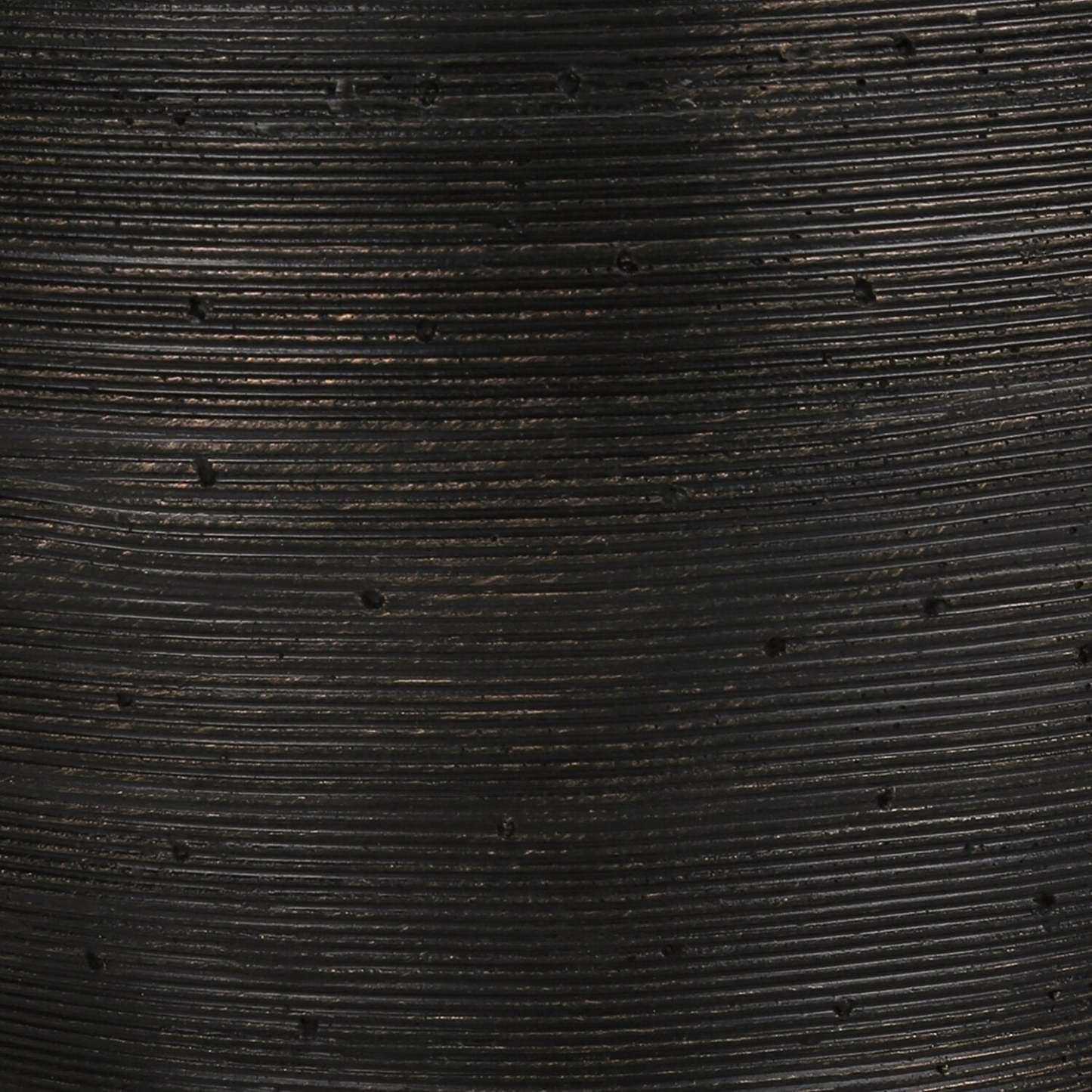 25 Black Concrete with Gold Accent Table Lamp|Lampe de table de 25 po béton noir avec touches dorées