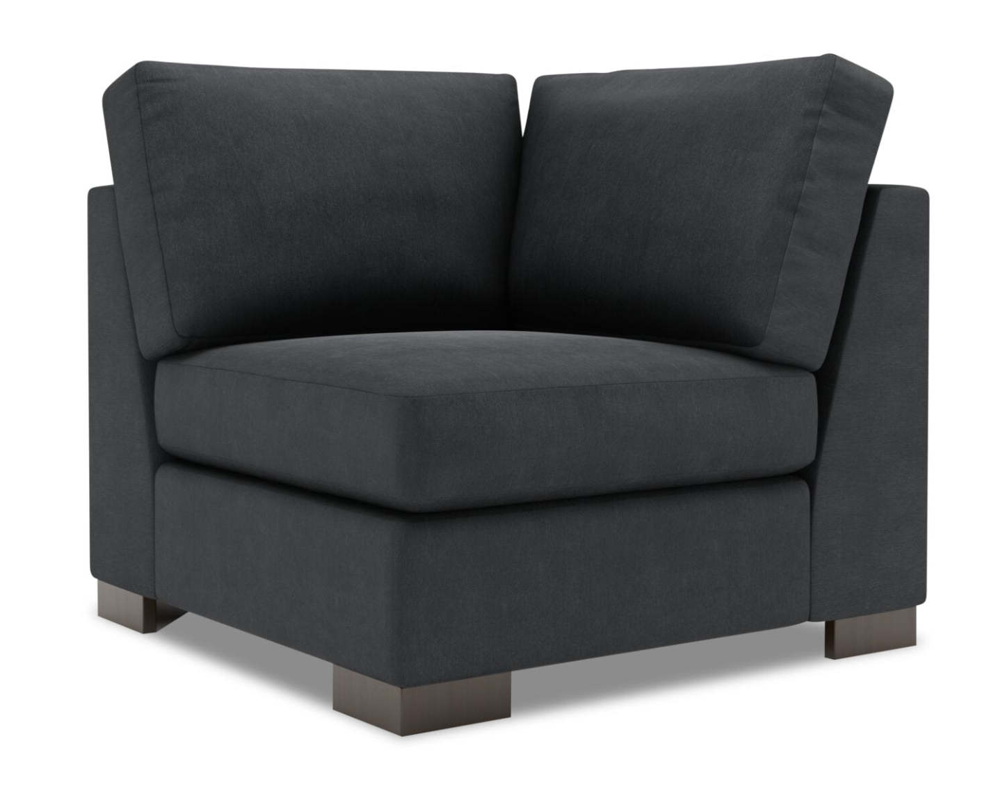 Fauteuil carré en coin Track de la collection Sofa Lab - Pax Pepper | TR882949