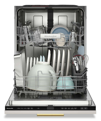 Lave-vaisselle encastré KitchenAid de 24 po et de 44 dBA avec commandes sur le dessus - panneau prêt - KDTF324PPA | Lave-vaisselle encastrable KitchenAid 24 44 dBA à commande supérieure - Prêt pour panneau