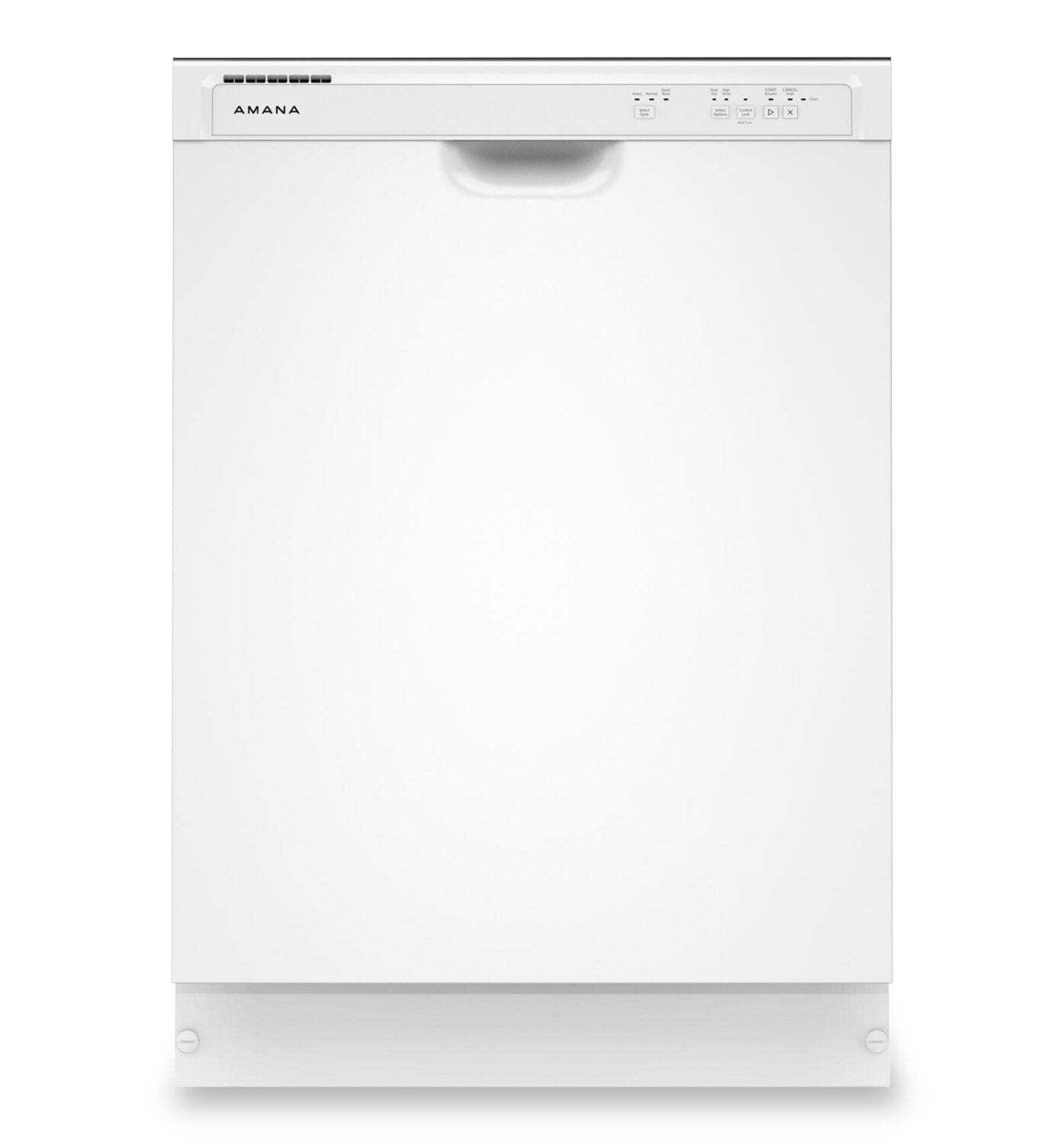 Lave-vaisselle Amana 24 59 dBA à commande frontale avec système de lavage à triple filtre - Blanc - ADFS2524RW | Lave-vaisselle Amana à 59 dBA de 24 po avec commandes à l'avant - blanc - ADFS2524RW | ADFS252W