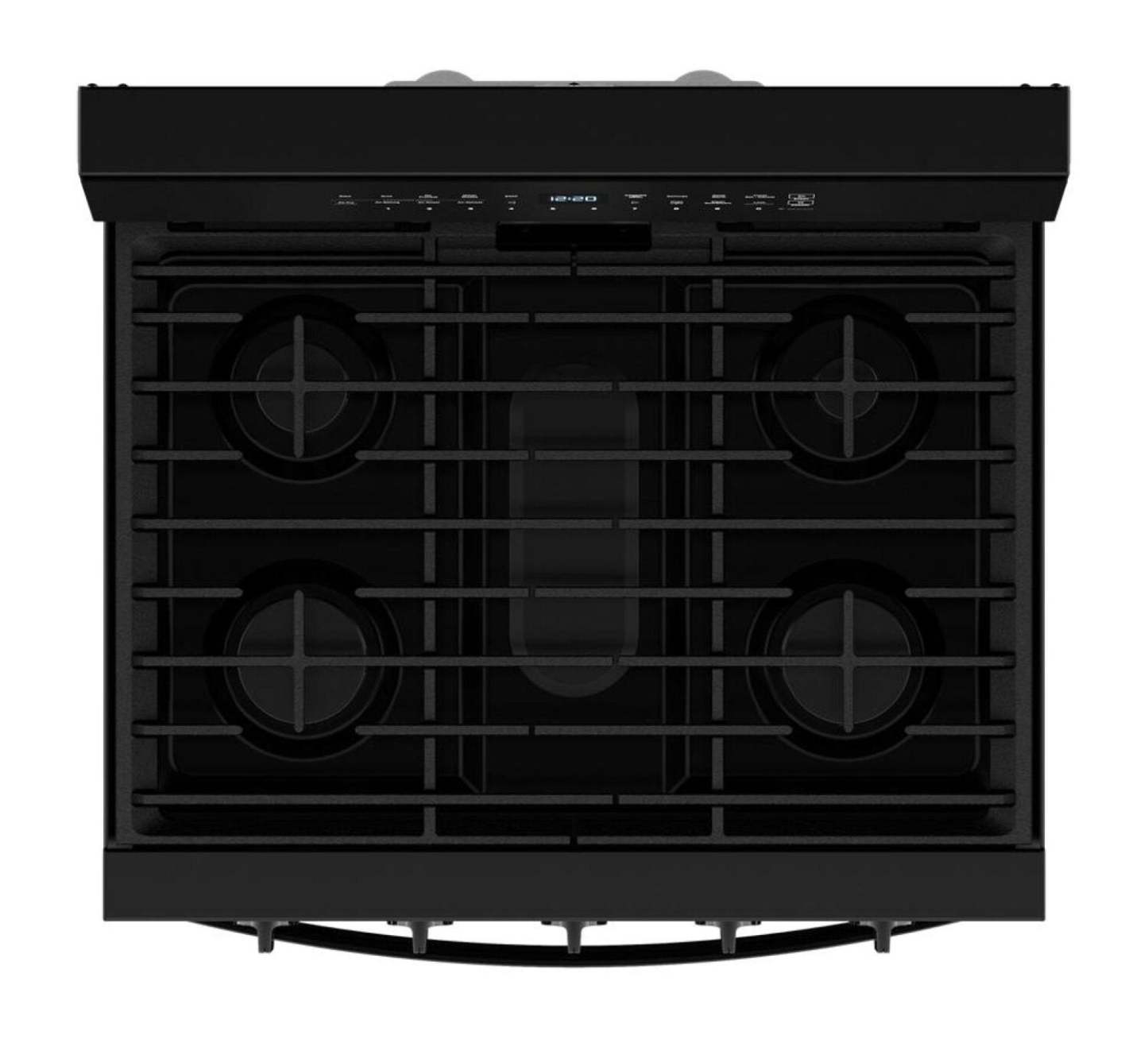 Cuisinière intelligente à gaz Whirlpool de 5 pi³ avec friture à air et autonettoyage - noire - WFGS7530RB | Whirlpool 5 Cu. Ft. Smart Gas Range with Air Fry and Self-Clean - Black - WFGS7530RB | WFGS75RB