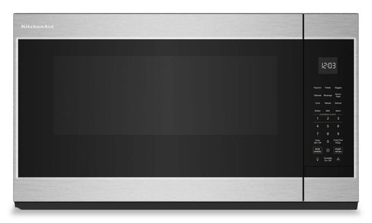 KitchenAid 1,9 Cu. Fort. Micro-ondes à hotte intégrée avec 7 fonctions de capteur - Acier inoxydable - YKMMS130RPS | Quatre à micro-ondes à hotte intégrée KitchenAid de 1,9 pi³ avec 7 fonctions par capteur - acier inoxydable - YKMMS130RPS | YKMMS13S