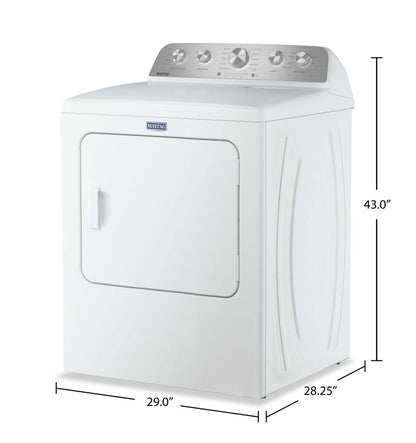 Maytag 7,0 Cu. Fort. Sécheuse électrique Pet Pro - Blanc - YMED5605RW | Sécheuse électrique Animal Pet Pro de Maytag de 7,0 pi3 - blanche - YMED5605RW