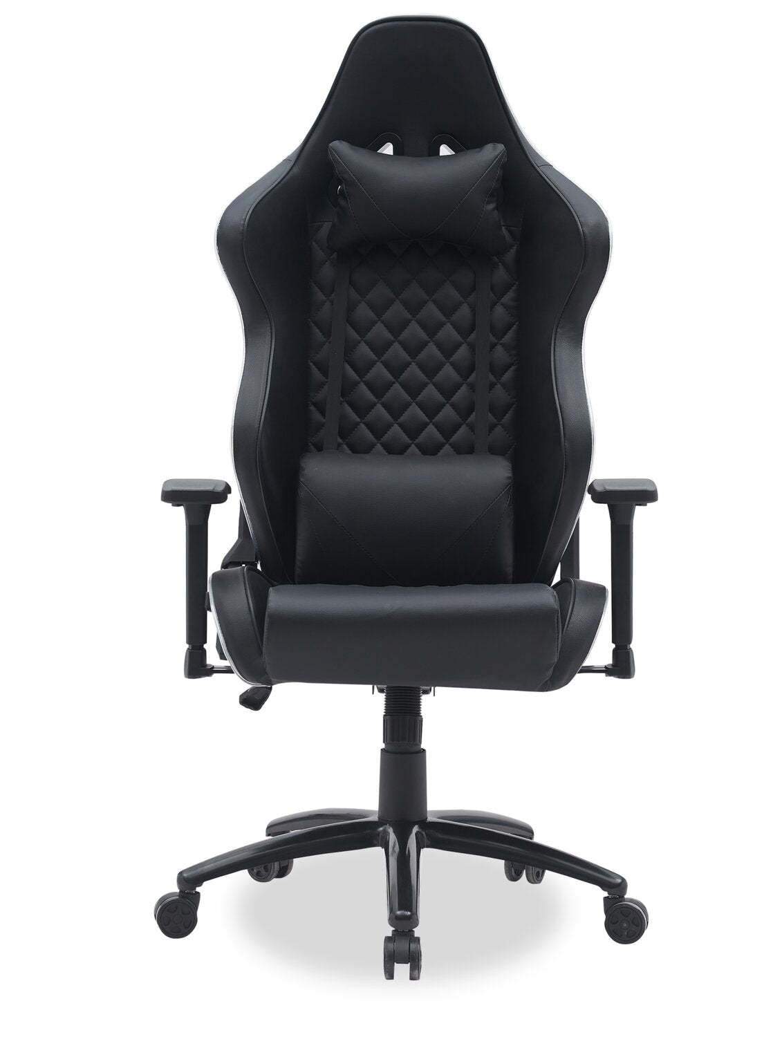 Fauteuil de jeu ergonomique Falcon 30" avec haut-parleurs Bluetooth intégrés et éclairage LED - Noir | Fauteuil de jeu ergonomique Falcon de 30 po avec haut-parleurs Bluetooth intégrés et éclairage à DEL - noir