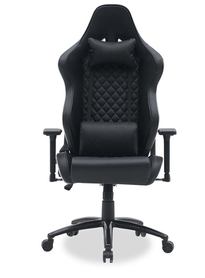 Fauteuil de jeu ergonomique Falcon 30" avec haut-parleurs Bluetooth intégrés et éclairage LED - Noir | Fauteuil de jeu ergonomique Falcon de 30 po avec haut-parleurs Bluetooth intégrés et éclairage à DEL - noir
