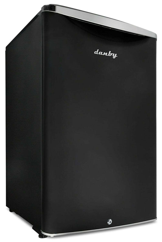 Danby 20,8 4,4 Cu. Fort. Mini-réfrigérateur à une porte - Noir - DAR044A6MDB | Mini réfrigérateur Danby de 4,4 pi³ et de 20,8 po à 1 porte - noir - DAR044A6MDB
