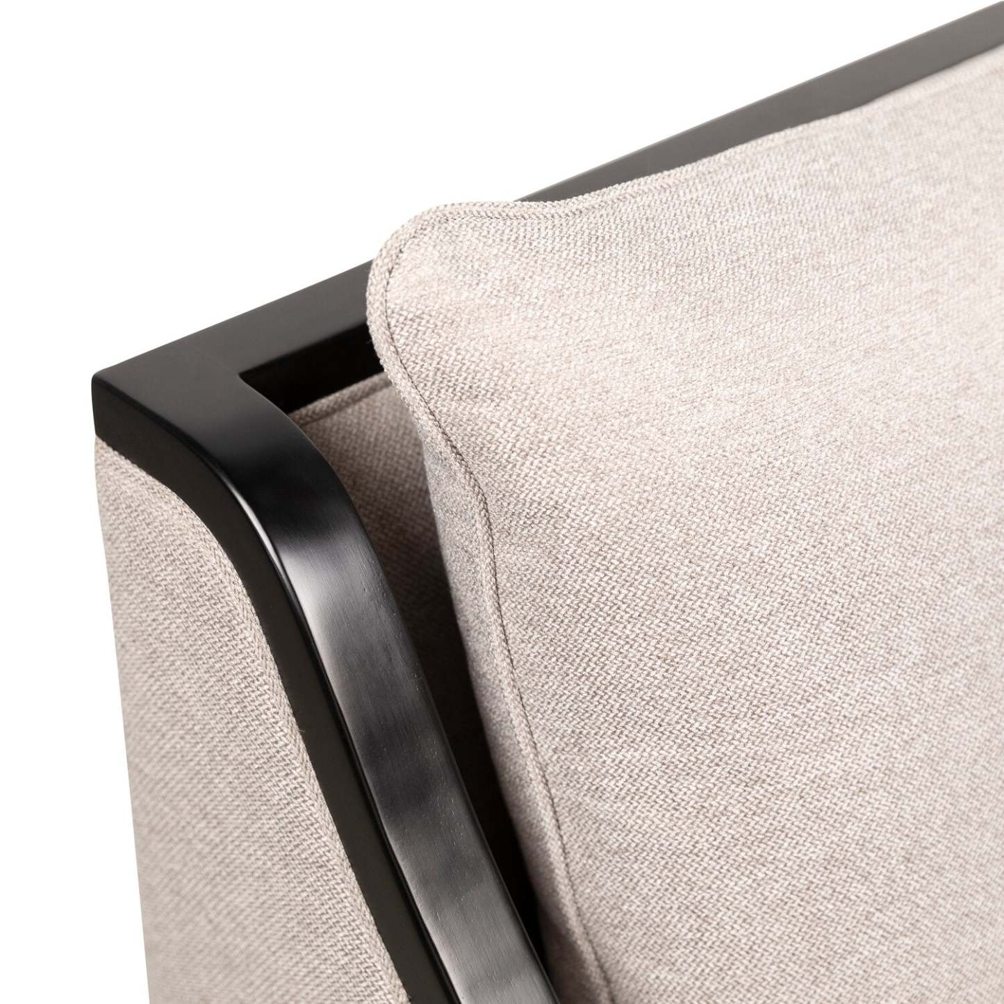 Posh 28.14 Fabric Accent Chair with Removable Back and Seat Cushions and Wood Legs - Beige | Fauteuil d’appoint Posh de 28,14 po en tissu avec coussins de dossier et de siège amovibles et pattes en bois - beige