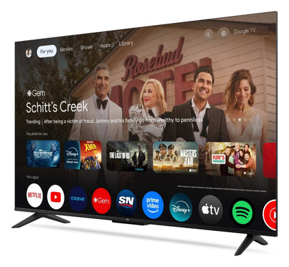 Téléviseur intelligent Google TCL 50 S45K 4K UHD | Téléviseur intelligent TCL S45K UHD 4K de 50 po avec Google TVMC
