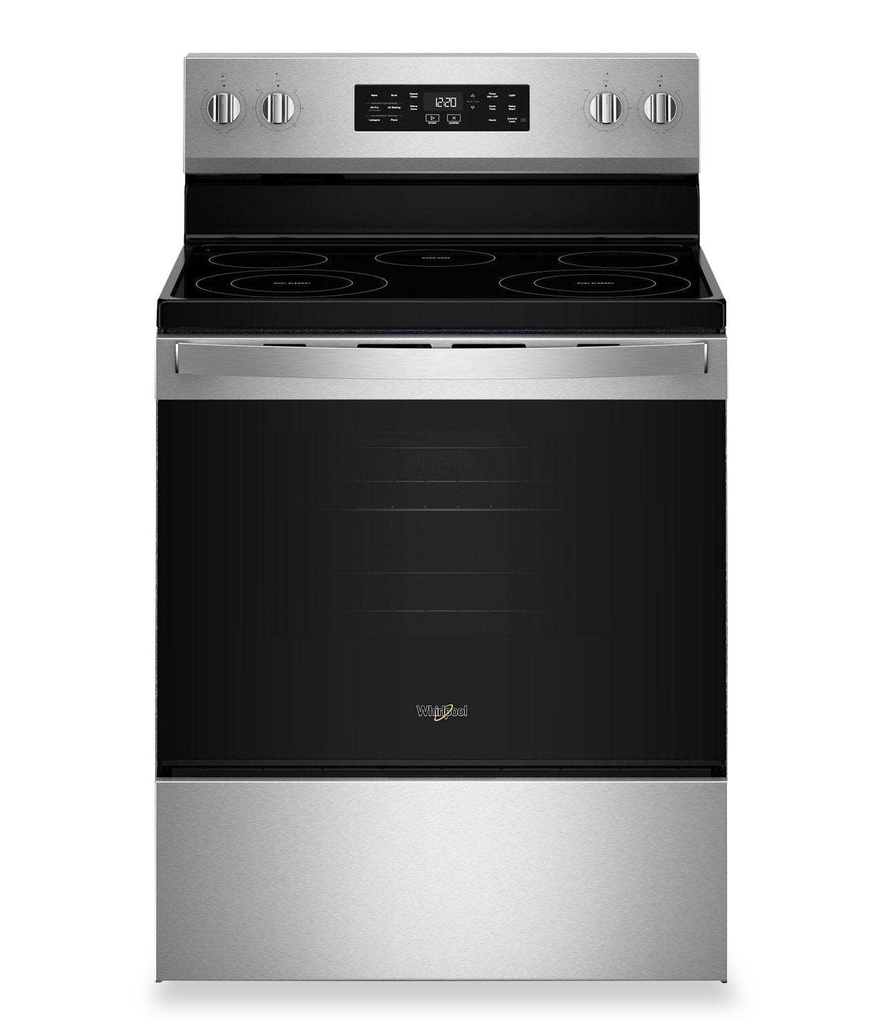 Cuisinière électrique Whirlpool de 5,3 pi3 avec cuisson à air - acier inoxydable résistant aux traces de doigts - YWFES4530SZ