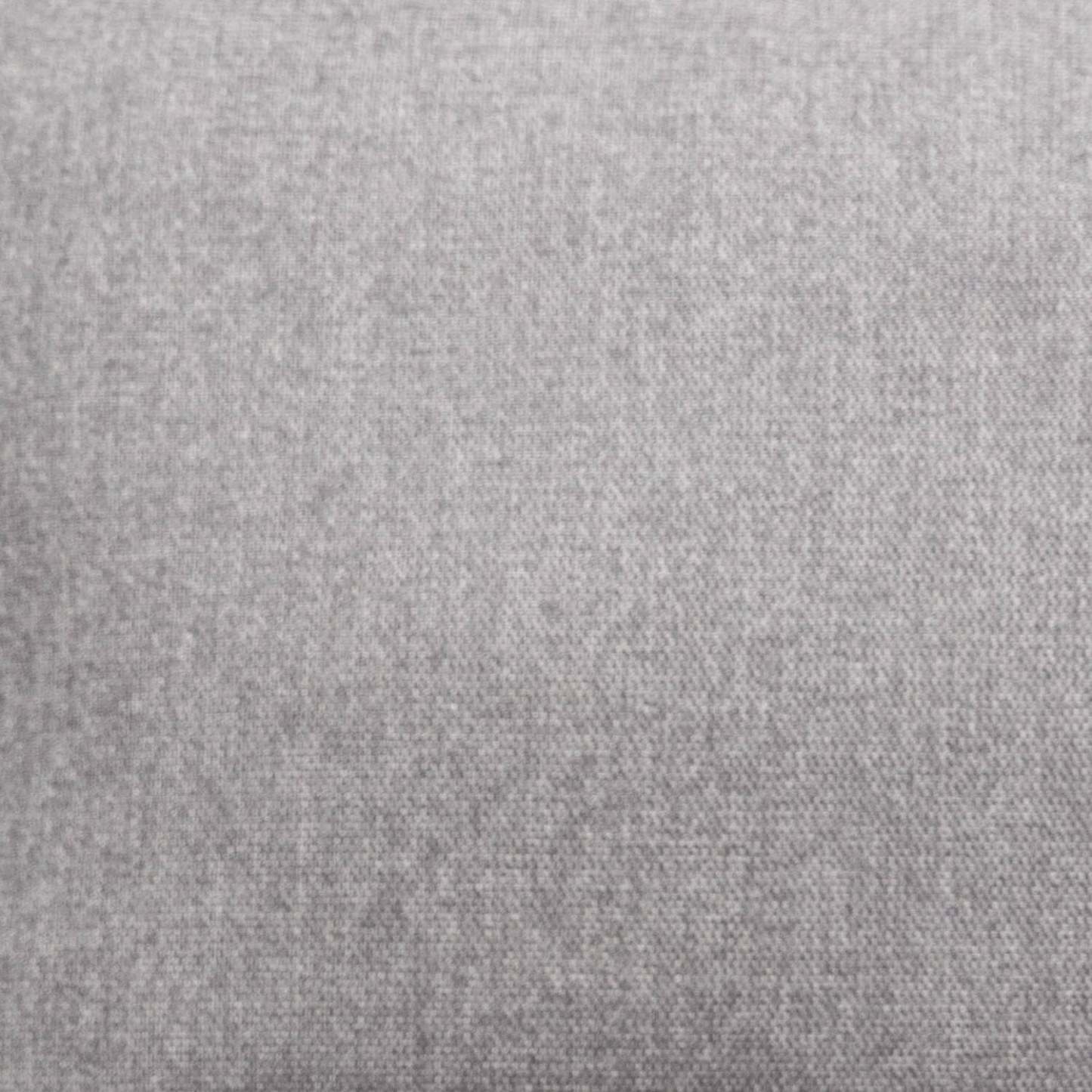 Sofa sectionnel Kassia de Kort & Co. 2 pièces en tissu d’apparence lin avec base et pattes en bois - gris