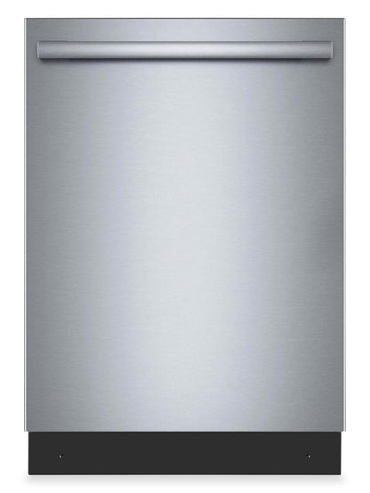 Bosch Lave-vaisselle encastrable série 500 24'' 44 dBA anti-traces de doigts en acier brossé - SHX65DM5N | Lave-vaisselle encastré Bosch de série 500 de 24 po de 44 dBA en acier brossé résistant aux traces de doigts - SHX65DM5N
