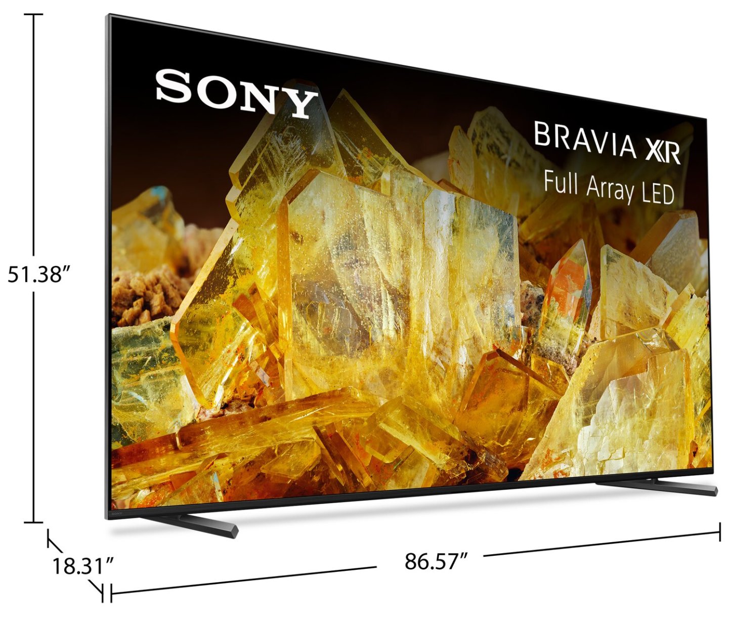 Sony BRAVIA 98 XR X90L 4K HDR Full Array LED Google TV | Téléviseur DEL BRAVIA XR Sony X90L 4K de 98 po avec HDR et matrice complète Google TVMC